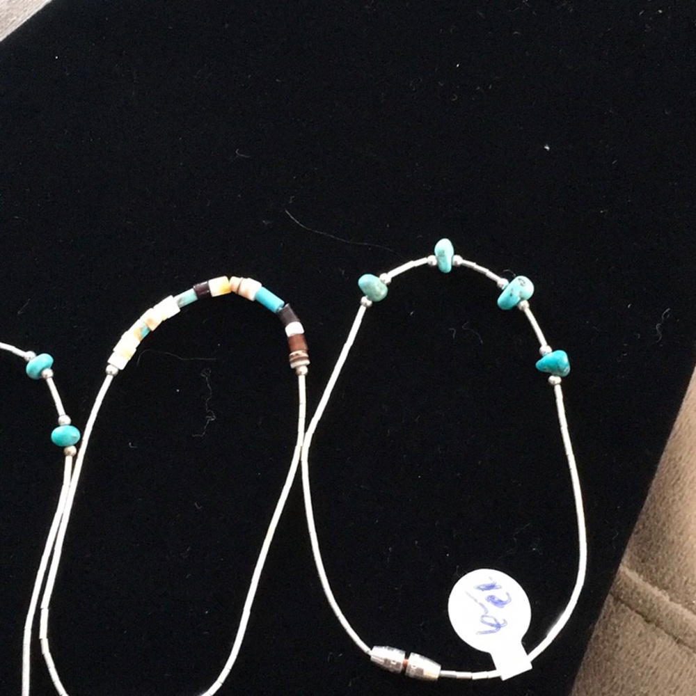 Mixed Lot Of Turquoise Nugget And Stone Bracelets - image 2